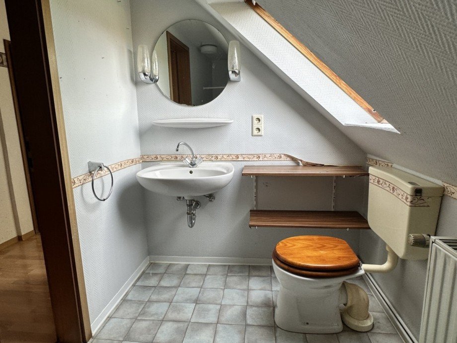 kleines Duschbad Bauernhaus Wiefelstede