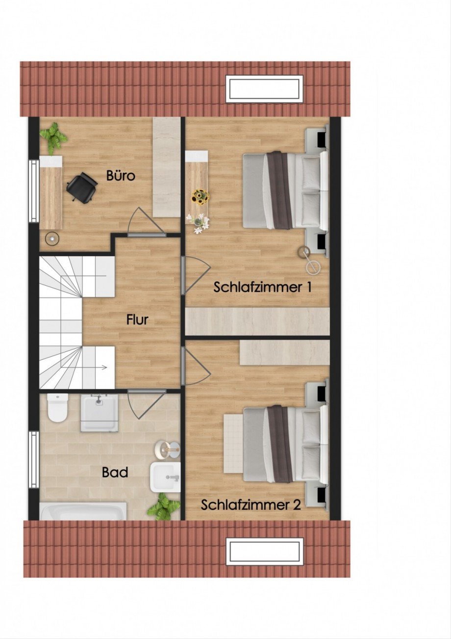 Obergeschoss Doppelhaush�lfte Westerstede